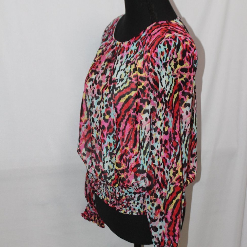 Marc New York Multi-Color Leopard Print Top - image 6